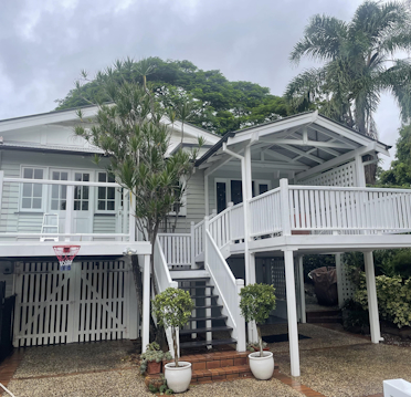 Pressure Cleaning Brisbane Home With High Steps To Front Door With A Great Pressure Clean By Boost Exterior Cleaning